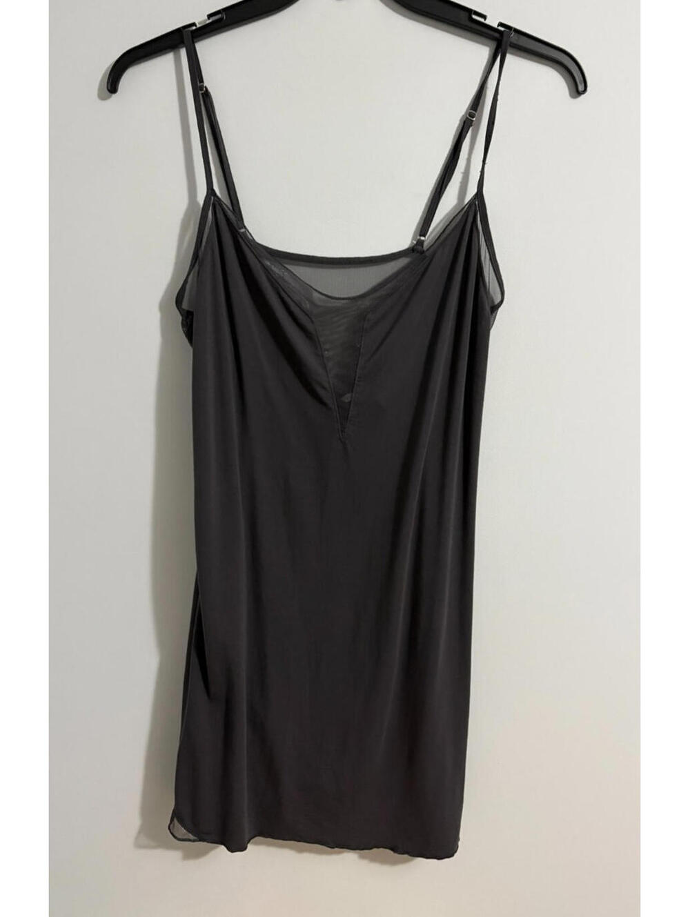 Victoira's Secret Slip Dress Medium Gray Lingerie Nightgown